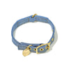 Light Denim Canvas Cat & Dog CollarDog CollarsFound My AnimalXS