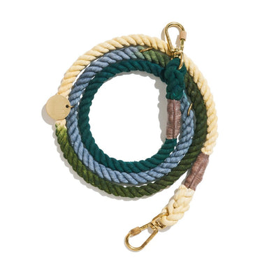 The Catskill Ombre Cotton Rope Dog Leash, AdjustableShop LeashesFound My AnimalS