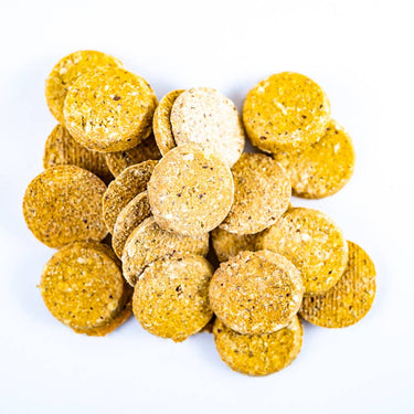 Wholesome Dog Biscuits with Pumpkin, Applesauce, and Cinnamon in a Resealable Bag