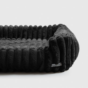 Corduroy Black Big Dog XL Ortho Lounge