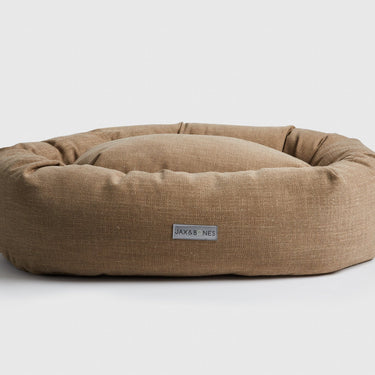 Warby Beige Donut Bed