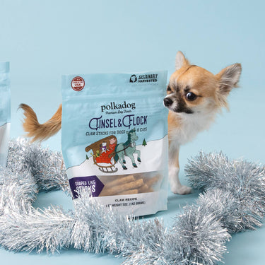 Holiday Pouch: Tinsel & Flock (Clam) - 5oz