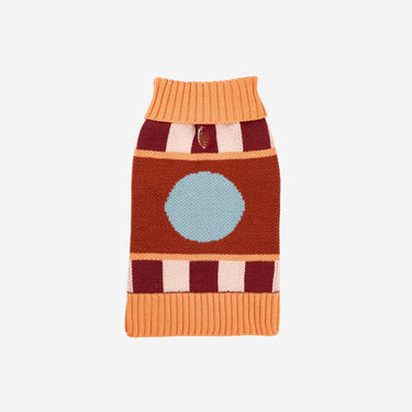 Stripe Dot Dog Sweater