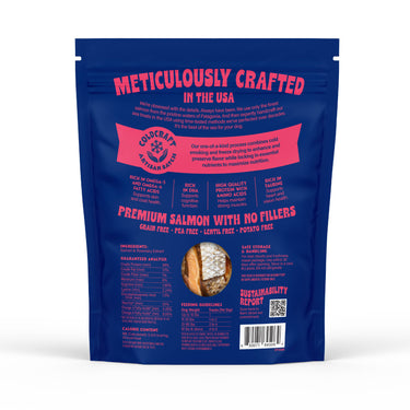 Freeze-Dried Salmon Skin Strips for Dogs, 9oz