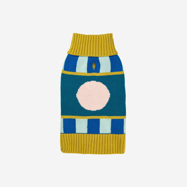 Stripe Dot Dog Sweater