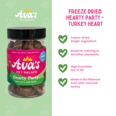 Freeze Dried Hearty Party - Turkey Heart