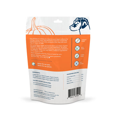 Dog Mamma's Organic Pumpkin Snaps Recipe- USDA Organic Certified Dog Treats