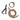 "Size chart for Found My Animal Natural Rope Dog Leash, displaying different leash sizes suitable for small, medium, and large dogs."






