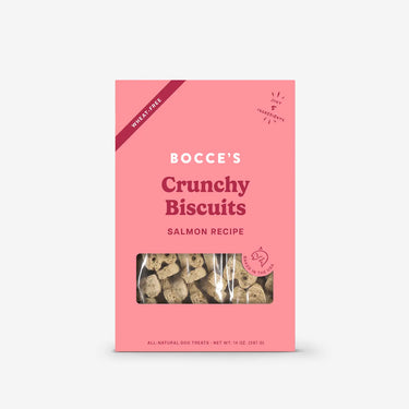 ALL-NATURAL DOG TREATS-Bocce's Bakery Oven Baked Wheat-Free Salmon Recipe Dog Treats