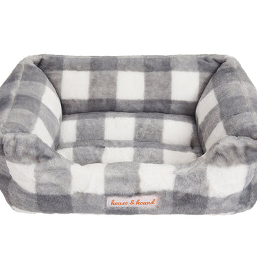 Mink Relaxer Bed- Grey and White