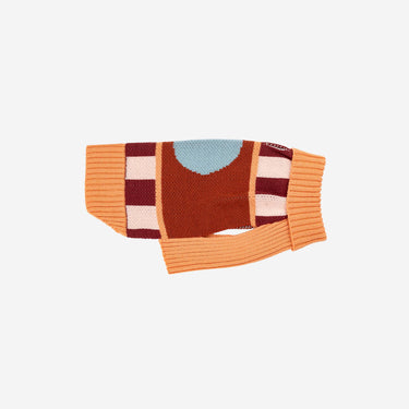Stripe Dot Dog Sweater