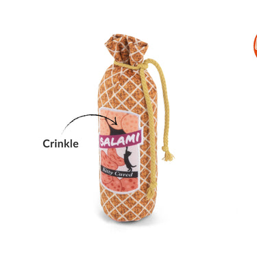 Feline Frenzy Kicker Toy - Salami Slammer