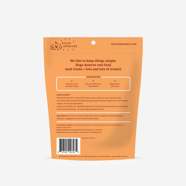 Bocce's Bakery Soft & Chewy Cheese Recipe Dog Treats, 