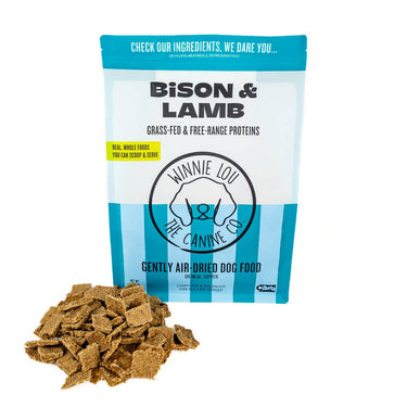 Gently Air-Dried Dog Food - Bison + Lamb
