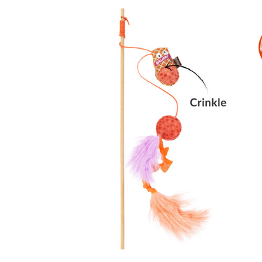 Feline Frenzy Wand Toy - Swatlami