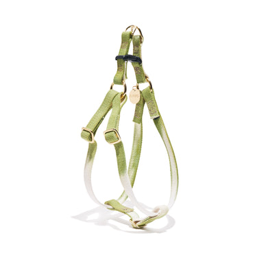 "Handmade Fern Green Cotton Rope Dog & Cat Harness – Soft, Durable & Adjustable | Found My Animal"