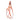 Found My Animal Peach Cotton Dog & Cat Harness – Adjustable, Soft & Comfortable for Pets"