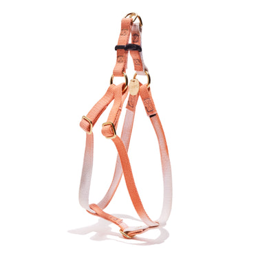 Found My Animal Peach Cotton Dog & Cat Harness – Adjustable, Soft & Comfortable for Pets"