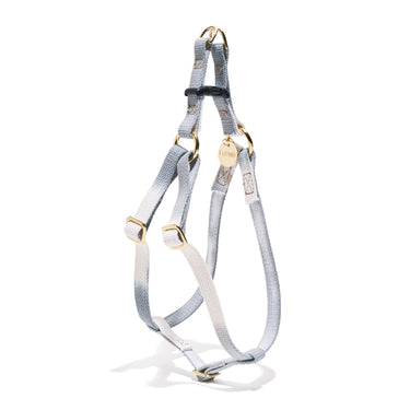 Found My Animal Gray Ombre Cotton Cat & Dog Harness – Adjustable, Durable & Comfortable