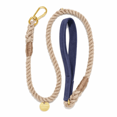 Dark Tan Rope Dog Leash by Found My Animal | Adjustable & Handcrafted