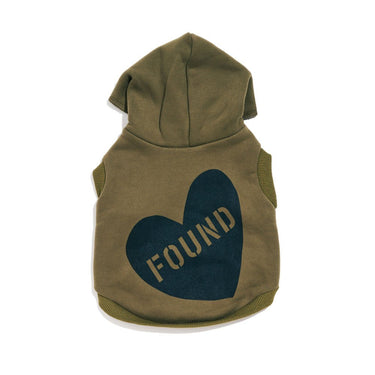 Big Full Heart Animal Hoodie, Olive + LakeBig Full Heart Animal HoodiesFound My AnimalXS