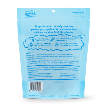 For daily immune support - Bocce's Bakery Dailies Super Shield Peanut Butter + Apple Recipe Dog Treats