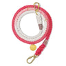 Coral Ombre Cotton Rope Dog Leash, AdjustableShop LeashesFound My AnimalS