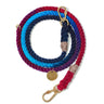 Dark Multi Ombre Cotton Rope Dog Leash, Adjustable -Shop Leashes At Found My Animal 