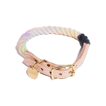 Dusk Ombre Cotton Rope Cat & Dog CollarDog CollarsFound My AnimalXS