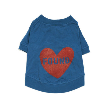 Found My Animal Big Full Heart Animal T-Shirt, Blue + TomatoBig Full Heart Animal T-ShirtsFound My AnimalXS