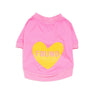 Found My Animal Big Full Heart Animal T-Shirt, Candy Pink + Sunshine YellowBig Full Heart Animal T-ShirtsFound My AnimalXS