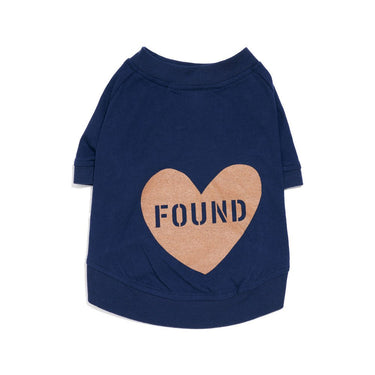 Found My Animal Big Full Heart Animal T-Shirt, Navy Blue + PuttyBig Full Heart Animal T-ShirtsFound My AnimalXS