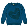 Found My Animal Big Full Heart Sweatshirt, Blue + NavyBig Full Heart SweatshirtsFound My AnimalXS