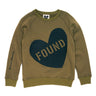 Found My Animal Big Full Heart Sweatshirt, Olive + LakeBig Full Heart SweatshirtsFound My AnimalXS