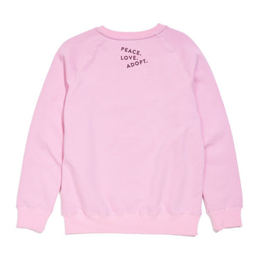 Found My Animal Big Full Heart Sweatshirt, Pink + MauveBig Full Heart SweatshirtsFound My AnimalXS