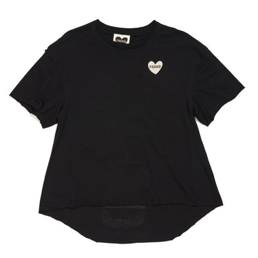 Found My Animal Big Full Heart T-Shirt, Black + CreamBig Full Heart T-ShirtsFound My AnimalXS