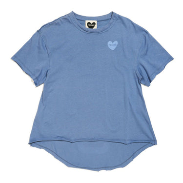 Found My Animal Big Full Heart T-Shirt, Slate Blue + SkyBig Full Heart T-ShirtsFound My AnimalXS