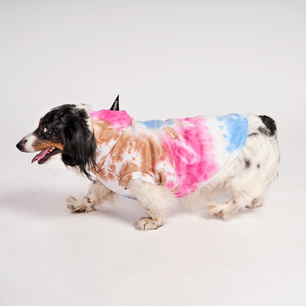 Found My Animal Tie Dye Dog HoodiePuffers, Hoodies, CoatsFound My Animal