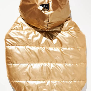Found My Animal X Anthropologie Puffer Coat With Removable Hood, GoldPuffers, Hoodies, CoatsFound My AnimalS