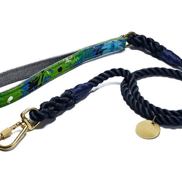 Limited Edition Vintage Floral Dog Leash, BlueStandard 5ft LeadsFound My AnimalS