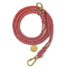 Nantucket Up-Cycled Rope Dog Leash by Found My Animal, featuring a handcrafted design, solid brass lockable carabiner, and eco-friendly marine-grade rope.
