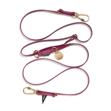 New! Water Resistant Adjustable 7ft Leash, Berry | Found My AnimalShop LeashesFound My AnimalS