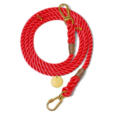 Red Rope Dog Leash, AdjustableShop LeashesFound My AnimalS