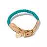 Teal Up-Cycled Rope Cat & Dog CollarDog CollarsFound My AnimalXS