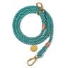 Teal Up-Cycled Rope Leash, AdjustableShop LeashesFound My AnimalS