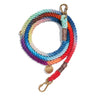 The Spectrum Ombre Cotton Rope Dog Leash, AdjustableShop LeashesFound My AnimalS